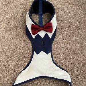 Dog suit harness
